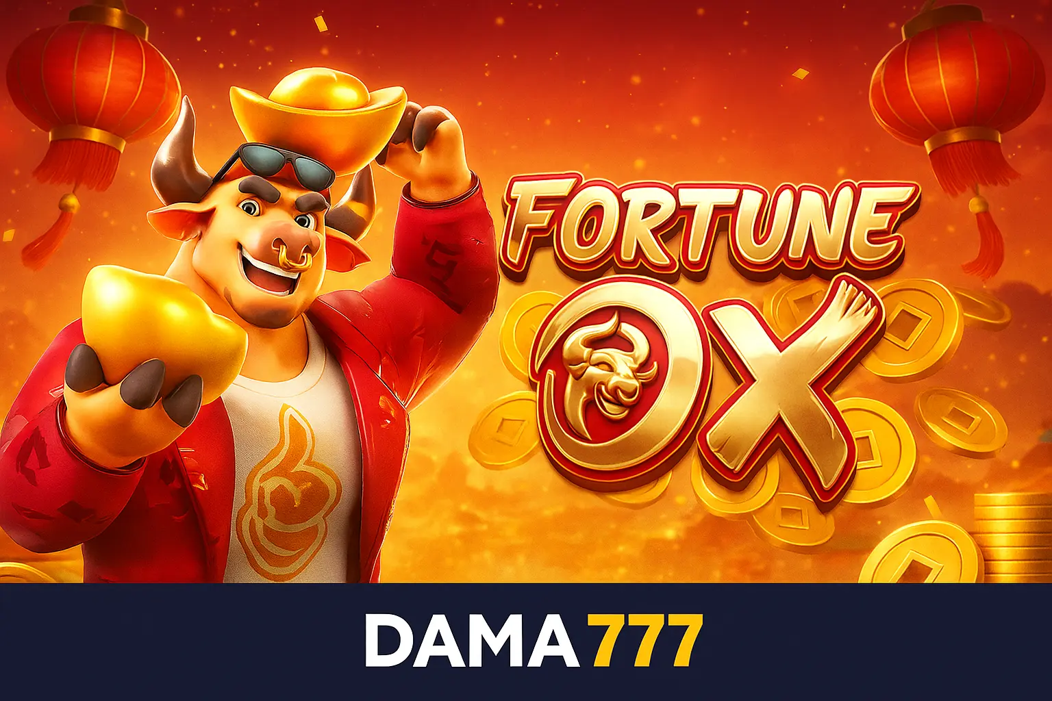 Fortune Ox no DAMA777 - Aposte Agora e Reivindique Seus Ganhos