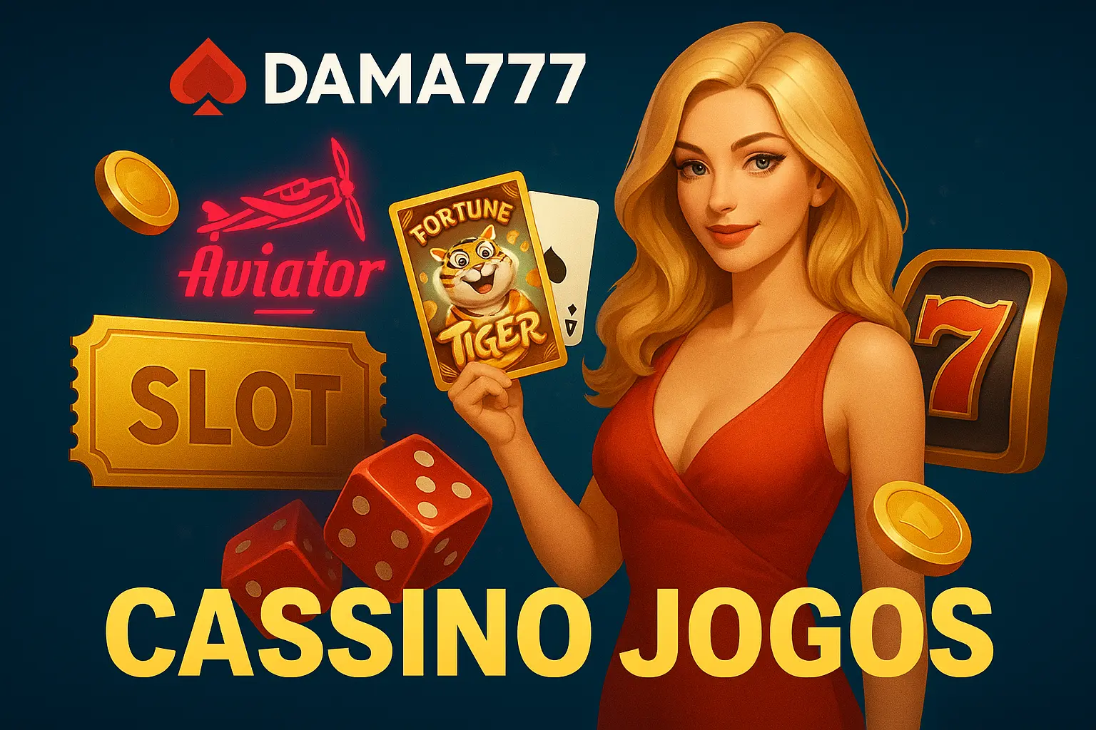 Jogos de cassino online DAMA777